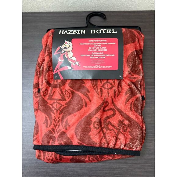 Hazbin Hotel Wallpaper Allover Print Throw Blanket - Picture 2 of 3